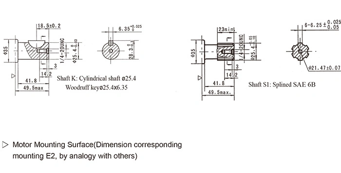 Hydraulic Gear Motor, Hydraulic Motor Oms-245 Oms-305 Oms-395, High Speed Hydraulic Drive Motor